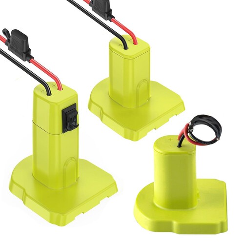 适用RYOBI利优比18V电动工具镍电锂电池DIY输出适配器带线外放电