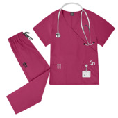 薄款 系带洗手衣女纯色短袖 长裤 速干休闲舒适美容院月子中心护士服