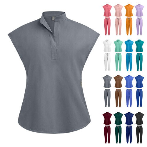 立领蝙蝠袖医护洗手衣套装