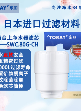 TORAY东丽滤芯子SWC.80G家用台上净水器通用可直饮SW801G805G804J