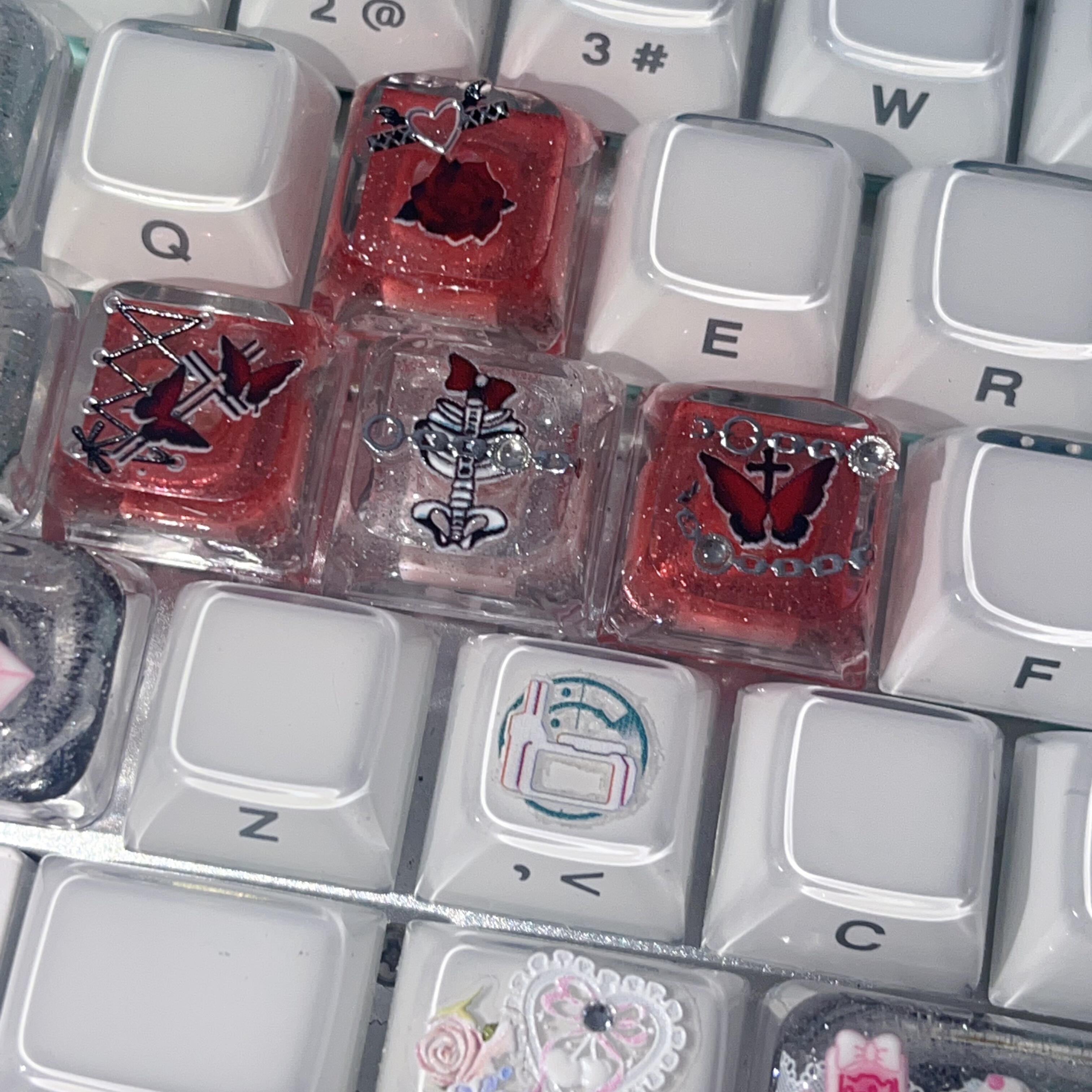 键帽手作个性键帽哥特亚文化手作键帽原创手作键帽zuoya键帽xda