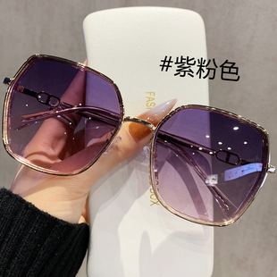 紫色偏光墨镜女款 高级感防紫外线女士太阳眼镜近视带度数 2026新款