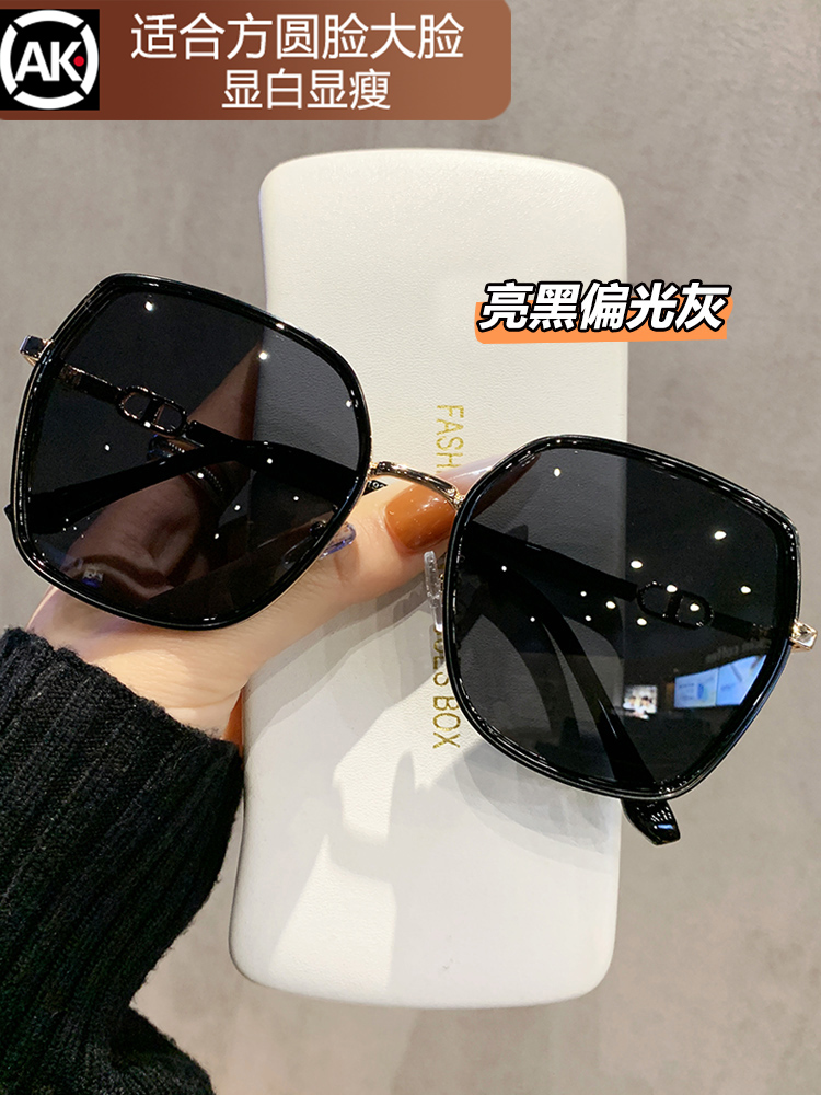 2025超火新款墨镜女款高级感偏光太阳眼镜防紫外线近视可配带度数