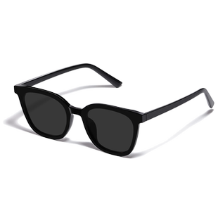 适合方圆脸的黑色墨镜女款2025新款高级感防紫外线开车太阳眼镜男