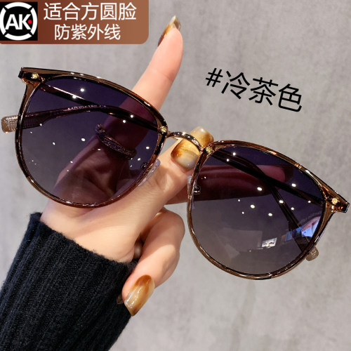 墨镜女适合方圆脸高级感可配度数