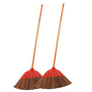 宽选工品棕扫把木柄棕树皮扫把棕毛扫帚扫把