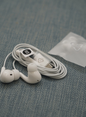 小米TYPE C耳机原装入耳式简易包装正品重低音带麦hifi 线控耳机