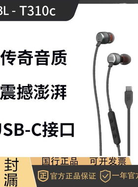 T310C有线耳机Type-C接口立体声入耳式电脑耳机ipone15通用数字