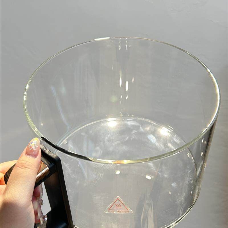 适用于乐斐鹏森现代康佳5.5L升空气炸锅玻璃内胆专用可视玻璃配件