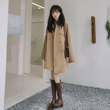 今年流行法式中长款风衣女小个子2025春秋新款高级感气质垂感外套，女装短外套，象礼