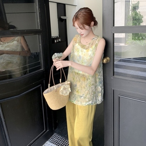新款 风印花上衣裤子套装131-7320P165K238图片