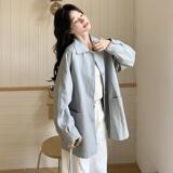 现货新品PU皮衣外套送包包131-7161P165K238，女装短外套，象礼