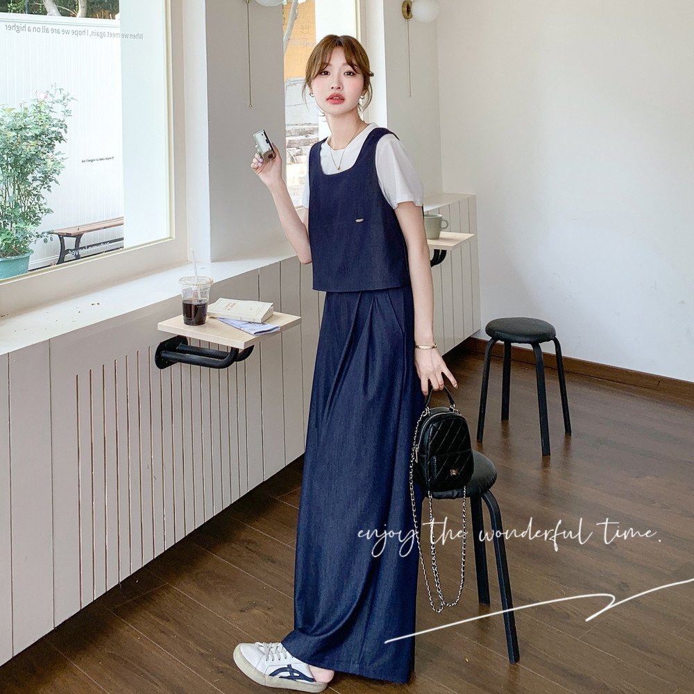 【新款】131-7220短袖T+马甲+阔腿裤三件套P165K248,女装套装/套裙,浙宝131