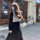 现货！丝绒马甲连衣裙两件套131-5067P145K198，女装连衣裙，浙宝131