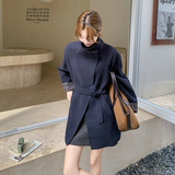 【新款】现货！！2色格子毛呢外套131-7069P175K258，女装毛呢外套，象礼