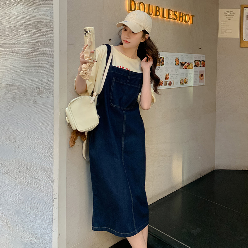 【现货】数据好！2023夏季新品背带连衣裙131-9870p95K148T恤P35，女装连衣裙，浙宝131