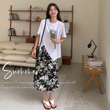 【新款】休闲碎花半身裙两件套131-5959P115K178，女装套装/套裙，浙宝131