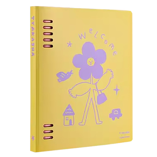 日本Kokuyo国誉塔卡沙限定活页本TYAKASHA学生用B5A5笔记本高中生笔记本子记录本考研不硌手可换替芯记事本