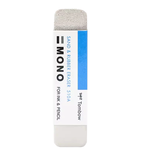 日本Tombow蜻蜓mono磨砂橡皮全砂半砂橡皮 可擦中性水笔的橡皮中性笔圆珠笔铅笔签字笔橡皮擦