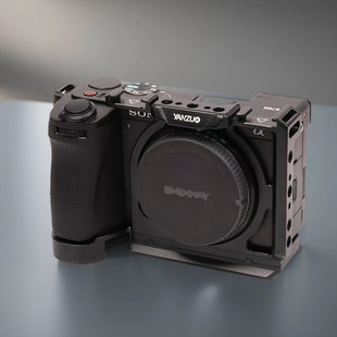 颜左 适用索尼a6700相机兔笼配件视频摄影直播拍摄麦克风拓展微单