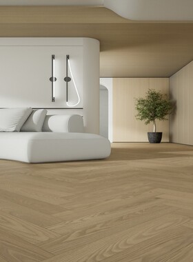 大地人字拼系列 DD03 A+级 15mm厚多层实木地暖地板