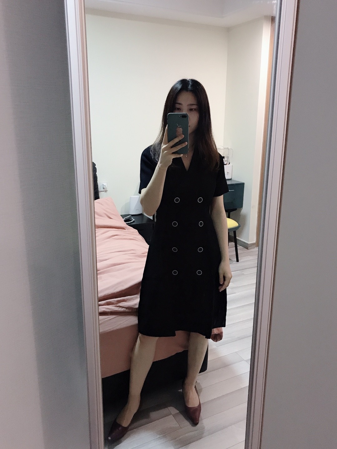 包邮 连衣裙2020纯色西装领修身短裙女SFPRO00769