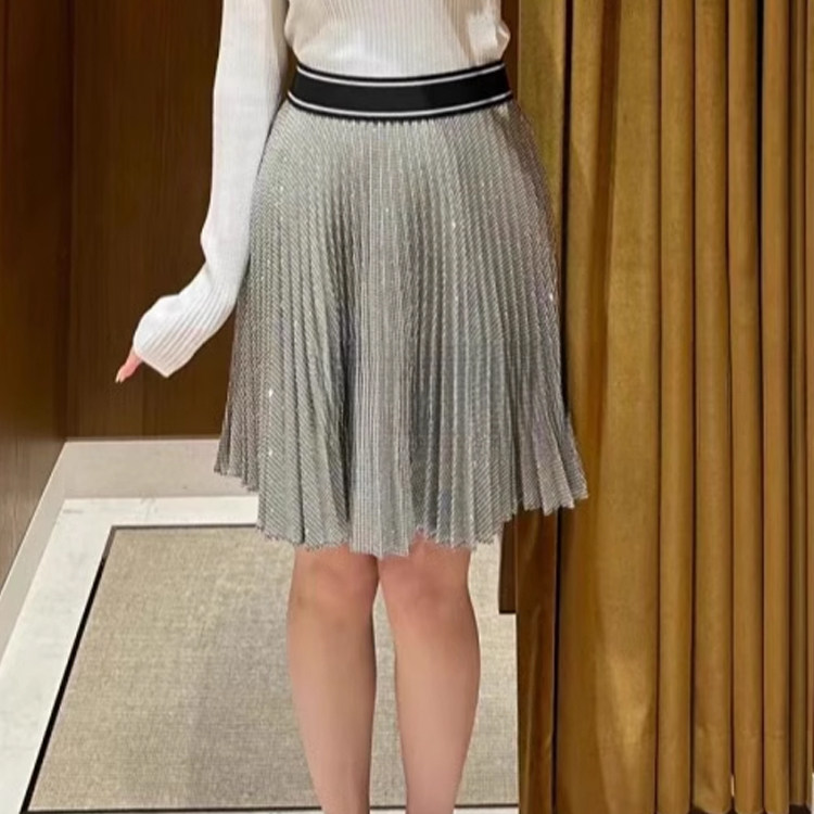 松紧高腰半身裙短裙子女