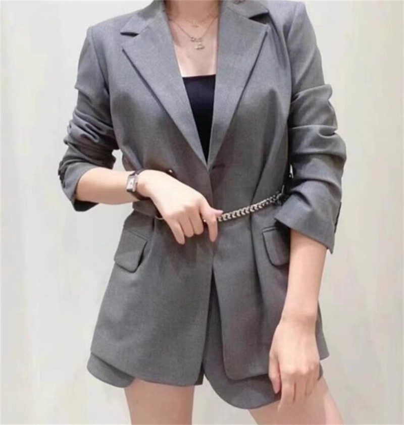 气质腰带西装西服外套