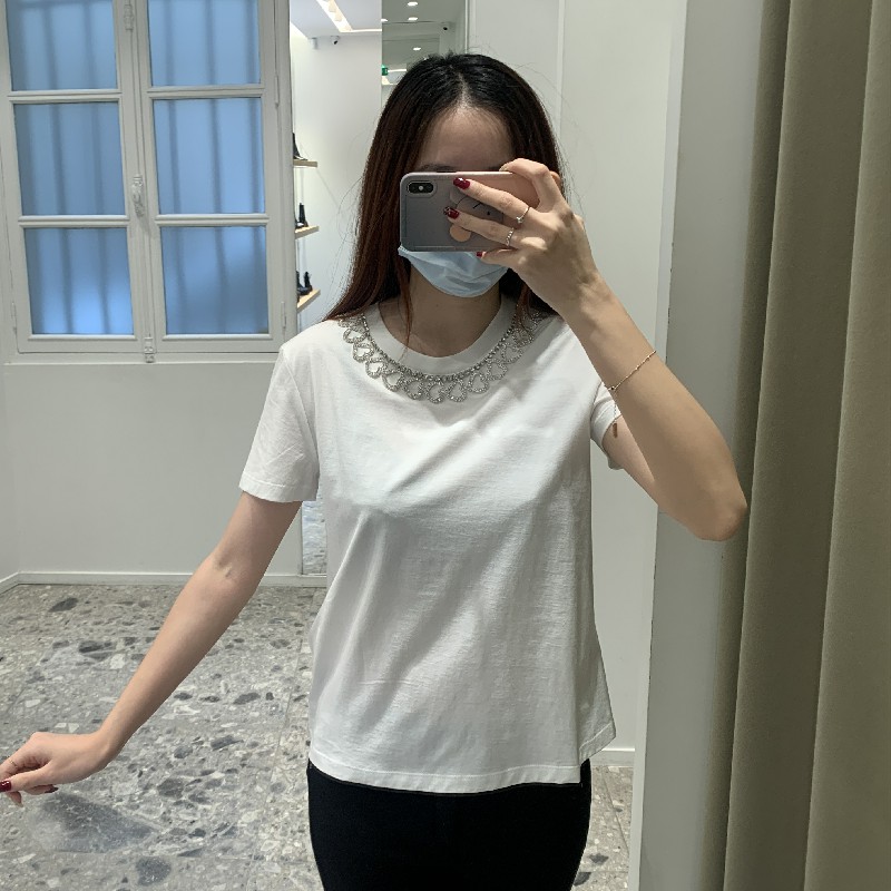 圆领短袖休闲宽松T恤上衣