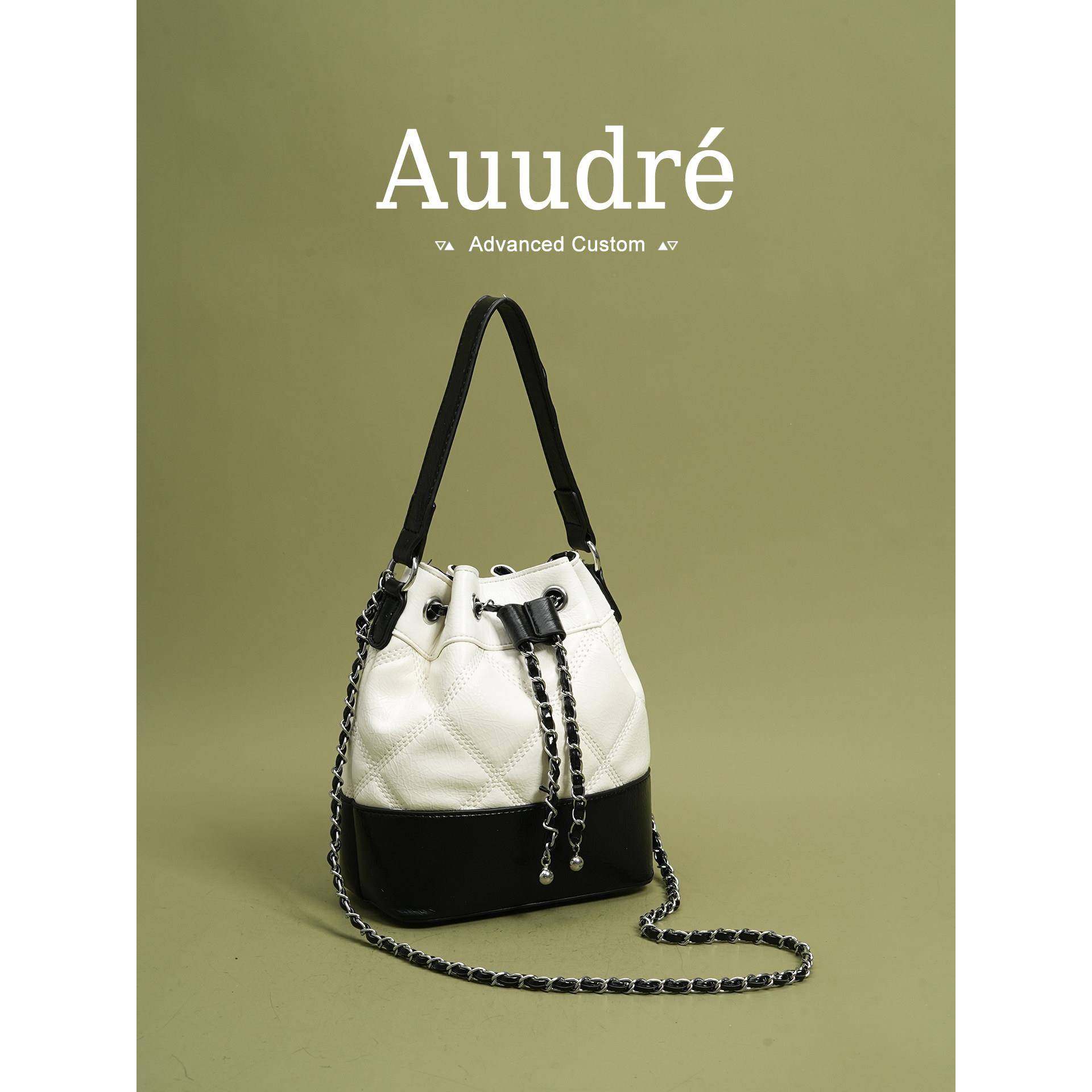 天锚国际高级质感撞色菱格单肩腋下包包女式2026新款炼条斜挎水桶,箱包皮具/热销女包/男包,腋下包,淘宝优惠券,粉丝福利购,淘宝优惠卷