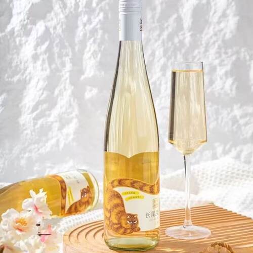 正品张裕长尾猫莫斯卡托半甜白葡萄酒750mlX6微醺拆箱发货