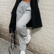 Waist Femme Pants Korean High Pant Streetwear Casual Fall