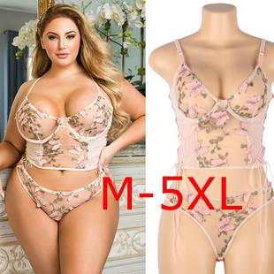 underwear piece size women suit set Two Bra ladies plus fat