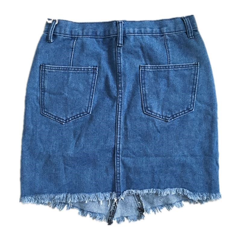 jeans skirt women不规则半身裙шорты женский