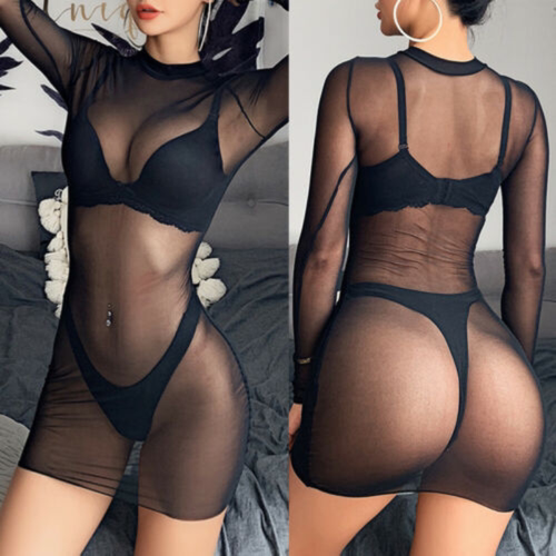 Sexy  see-through mesh erotic lingerie  性感透视网纱情趣内衣