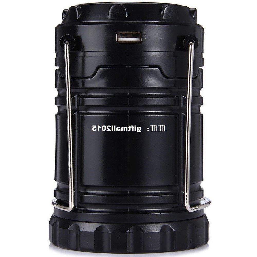 Portable Led Light Solar Camping Lantern 6 LEDs Rechargeable