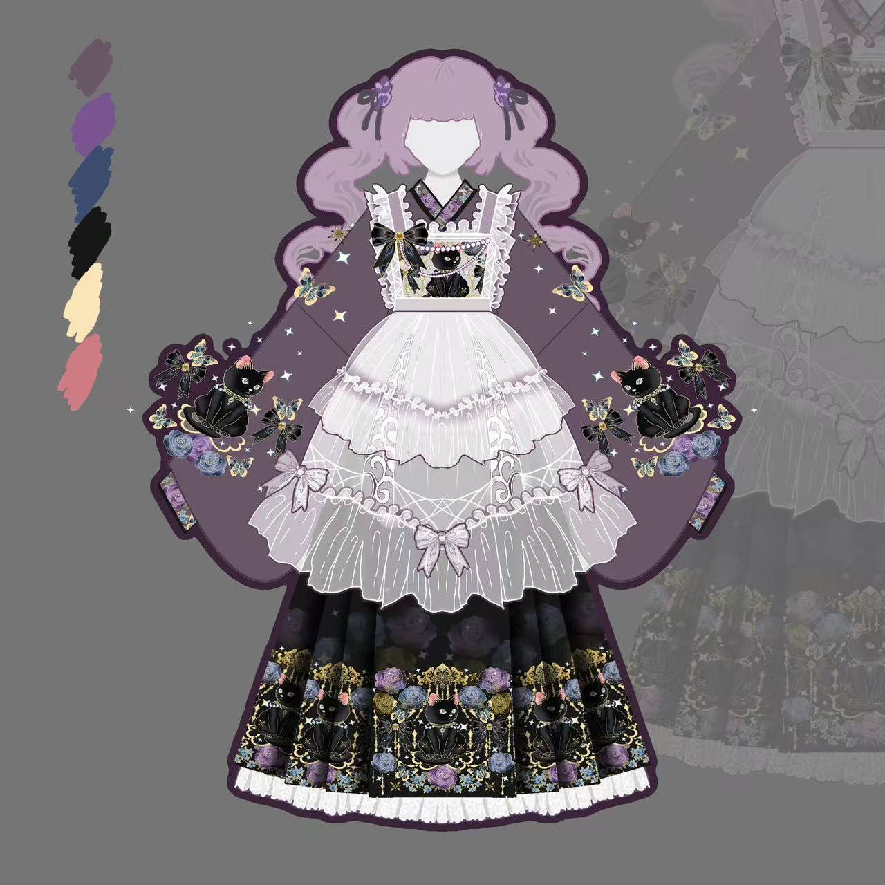 洛丽塔琵琶袖马面裙2025秋季