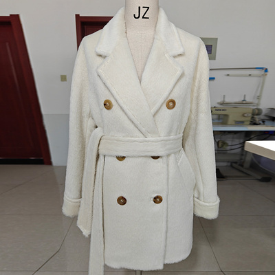 苏丽羊驼皮草级大衣加厚保暖