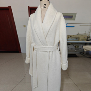 苏丽羊驼绒大衣镇店秘鲁进口A级长毛皮草级加厚冬保暖毛呢外套女