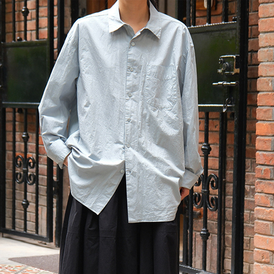 inLESS｜YOKO SAKAMOTO REGULAR COLLAR SHIRT 纯棉衬衫