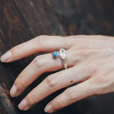 inLESS | 乌鸦巢 Crow's Aerie 涟漪串珠开口戒指