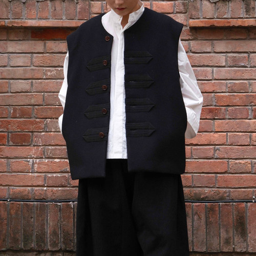 inLESS丨NATIVE VILLAGE No.15 look Vest 羊毛背心上衣马夹女