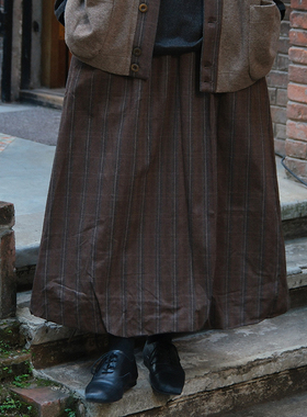 inLESS丨AVIVA JIFEI XUE Layered 纯棉层叠泡泡裙松紧腰半身裙女