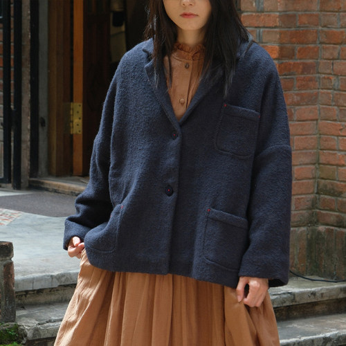 inLESS丨RUNAWAY BICYCLE CARL 羊毛夹克西装外套女