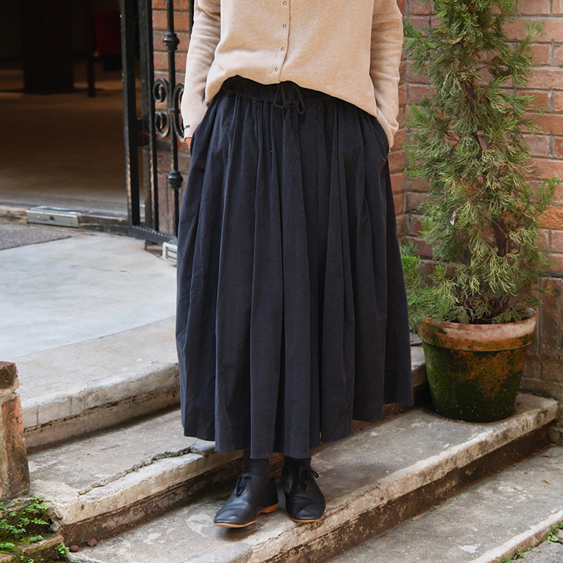 inLESS丨Album di Famiglia PLEATED LONG SKIRT C 百褶半身裙女