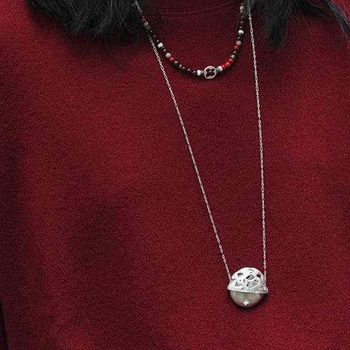 inLESS | 乌鸦巢 Crow's Aerie 小马窗花可活动银盒子项链