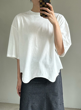 inLESS | Baserange VEIL TEE SHIRT 纯棉T恤上衣女