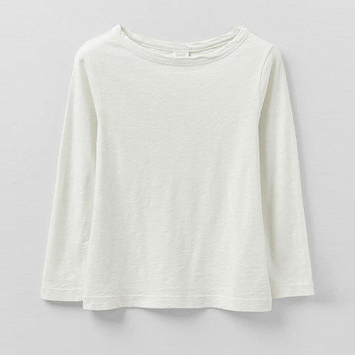inLESS丨Toast Lia Cotton Boat Neck WJEUS31 纯棉T恤上衣女