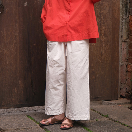 inLESS丨Casey Casey DENMARK PANT 纯棉九分裤直筒休闲裤女