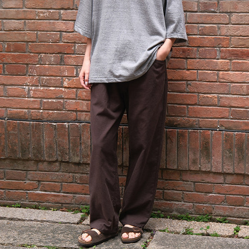inLESS｜YOKO SAKAMOTO 5POCKET EASY PANTS 棉丝长裤休闲裤女